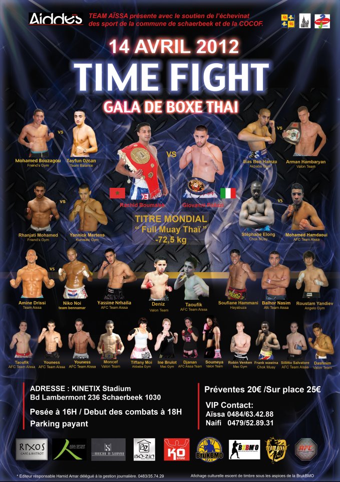 TIME FIGHT / 14 AVRIL 2012 / SCHAERBEEK / BELGIQUE Time_f12