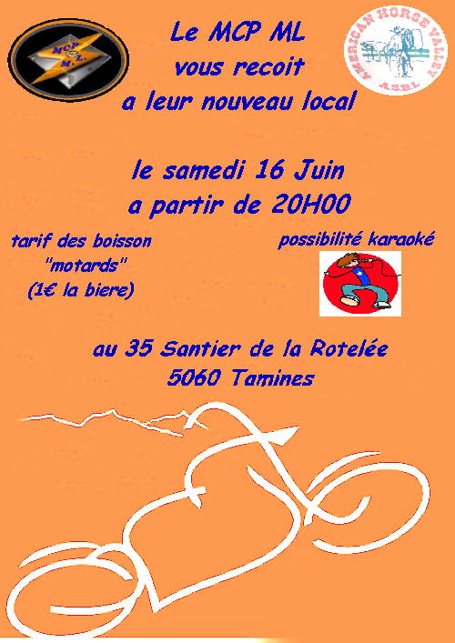 samedi 16 juin ouverture de notre local Affich16