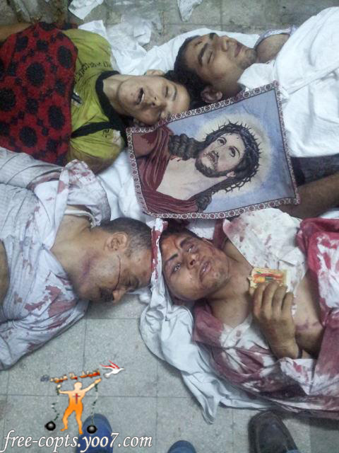 عاجل : صور شديدة الفظاعة لأحداث ماسبيرو للكبار فقط Coptic14