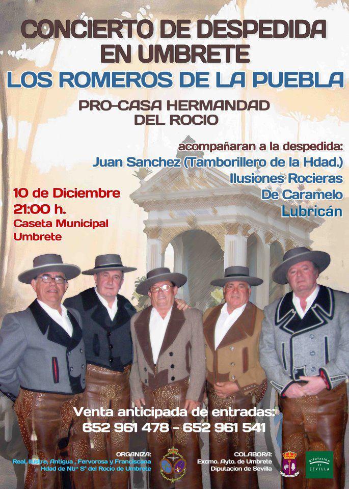 Concierto de LOS ROMEROS en Umbrete (Sevilla) Cartel10