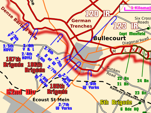 La bataille de Bullecourt (62) 108810