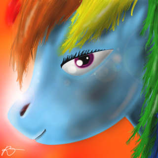 Mes dessins de poneys et autres trucs. Dashie10