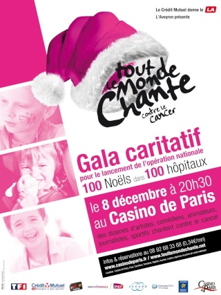 Gala caritatif Tout le monde chante contre le cancer au Casino de Paris le 08 décembre 2011 Affich11