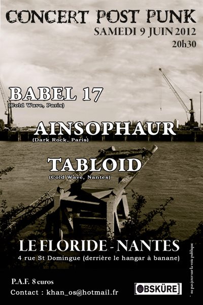 Babel 17+AinSophAur +Tabloid le 9 Juin, à Nantes, Le Floride Concer10