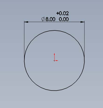 axe ; dimensions sur plan selon précision machine Sans_394