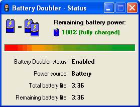 Laptop Battery Doubler v.1.2.1 ضاعف بطارية اللاب توب 1vkc1h10