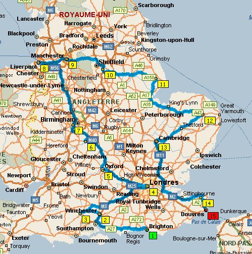 the tour of england 2cv Plan10