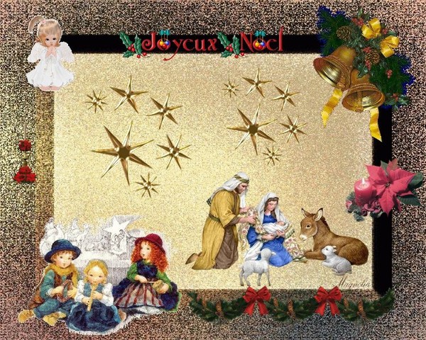 Bonjour à tous Dieu nous bénit en ce dimanche 25 décembre : Sainte fête de la Nativité Joyeux14