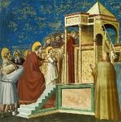 Marie s'exerçait au Temple à l'exercice de la prêtrise, offrant les victimes à Dieu  Marie103