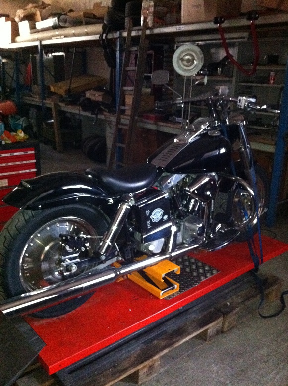 Wide Glide shovel 1983 appelé Disc Glide Shovel12