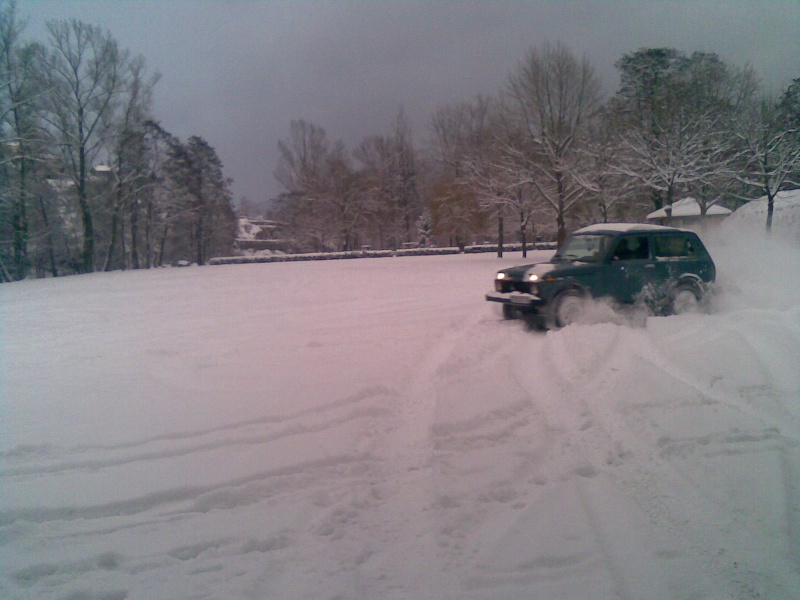 photos de niva dans la neige 08012012