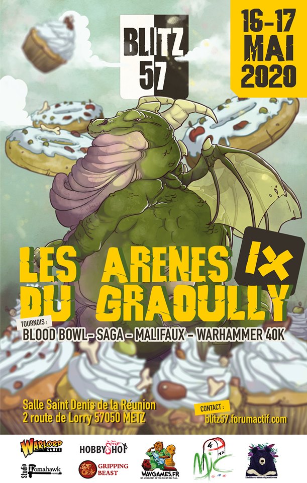 Les Arènes du Graoully 16-17 Mai 2020. (40K-BB-Saga-Malifaux) Affich10