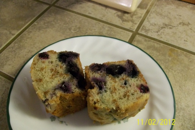 Muffins au yogourt aux bleuets  Janvie21