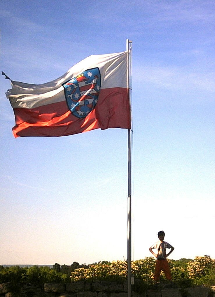 Thüringen begrüßt den Papst Flagge10