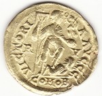 Problème de poids sur un Solidus d'Honorius Img_0011