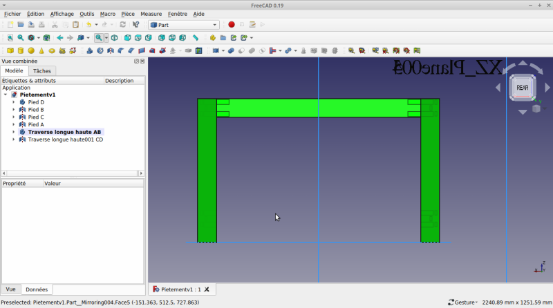 Un piètement avec Freecad 12_0110