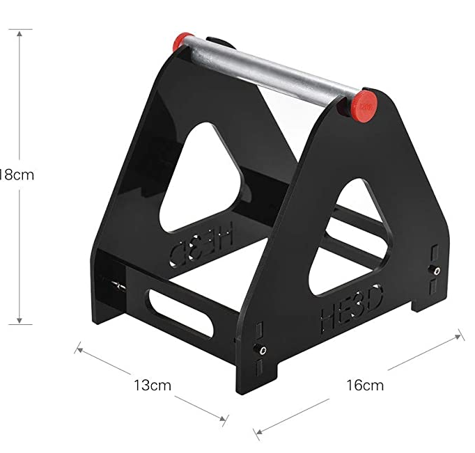 Impression 3D : support bobine de filament sur roulements Captur77