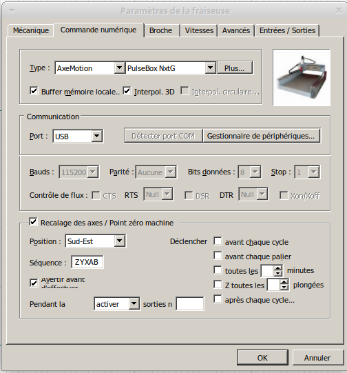 Présentation CNC Makko M1070 Su Comman10