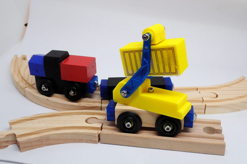 Loco « électrique » en 3D pour le train en bois BRIO Train_31