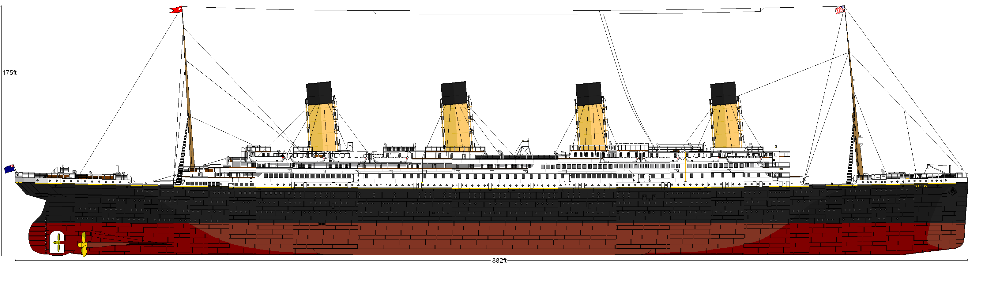 TITANIC 1/250 Starbo12