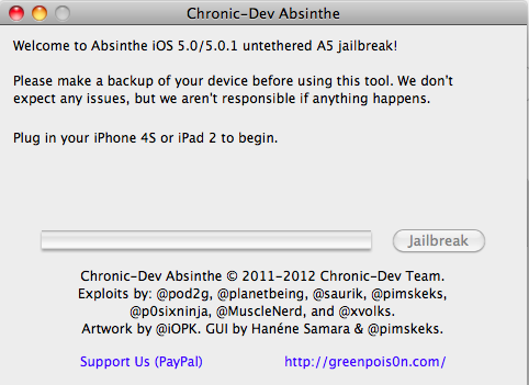 Absinthe : jailbreak untethered iPhone 4S et iPad 2 possible Absint11