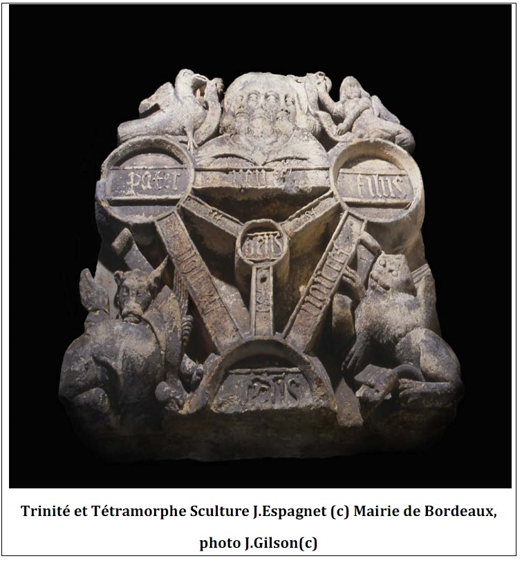 ternaire - Trinité entourée du Tétramorphe - symbolisme Ternaire & Quaternaire (architecture et géométrie  sacrée) Ternai10