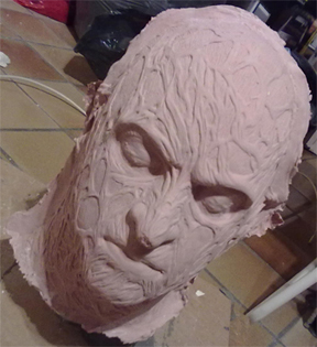 Création masque Freddy Krueger 1210