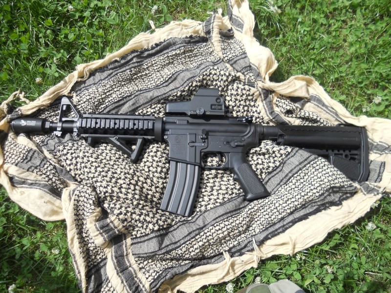 VEND Tokyo Marui M4 sopmod CQB-R "Recoil shock" EBBR Dscn3310