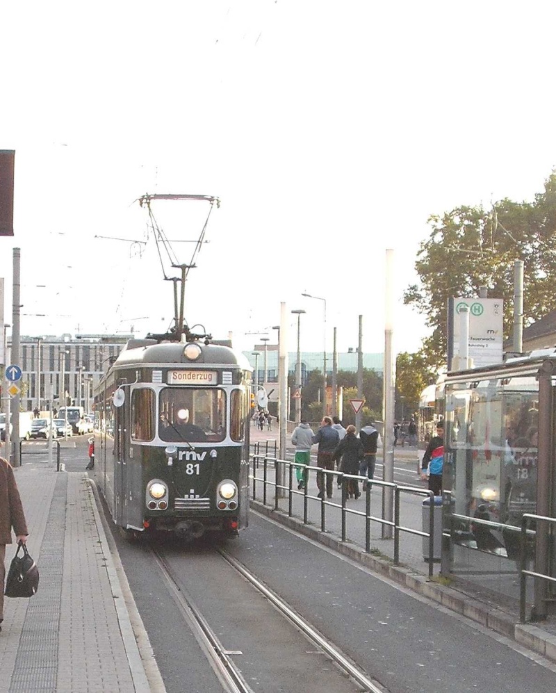 Alte Straßenbahn in Mannheim. Dscf9810