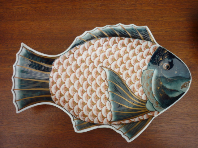 Coupelles Imari en forme de poisson P1470510