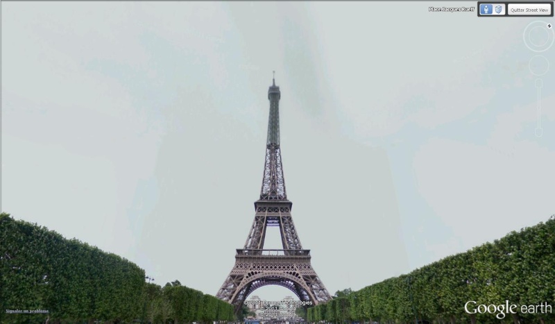 STREET VIEW : les cartes postales de Google Earth - Page 5 Eiffel10