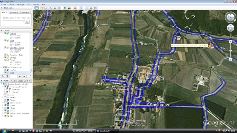 [résolu] STREET VIEW : mais où est passée la commande dans Google Earth 5 ? Street10