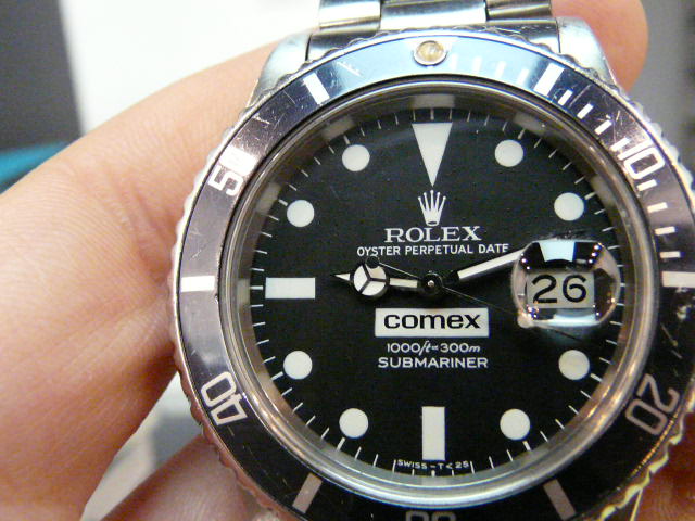 Rolex 16800 comex cadran peint P1040550