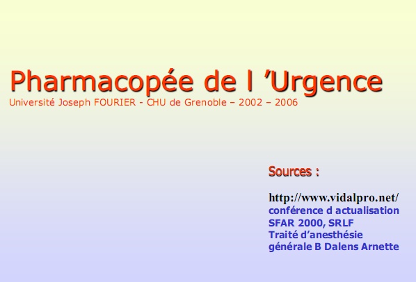 Pharmacopée 2006 -CMU- Nouvea11