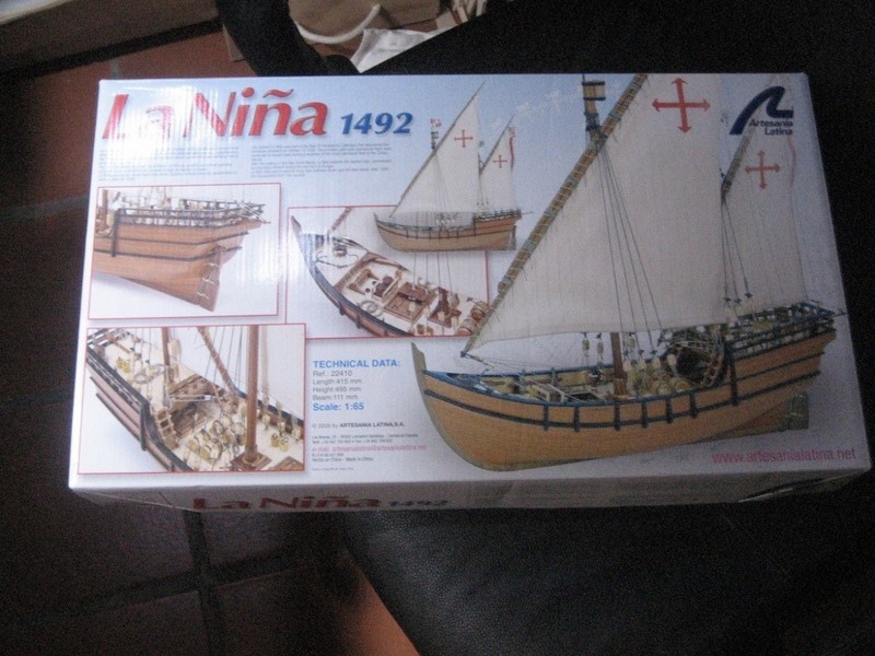 La Niña 1492 1:65 d'Artesania Latina Nina10