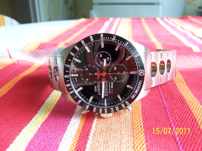 revue - Revue du Chrono Tissot PRS516 Valjoux 7750 modèle 2010 Montre17