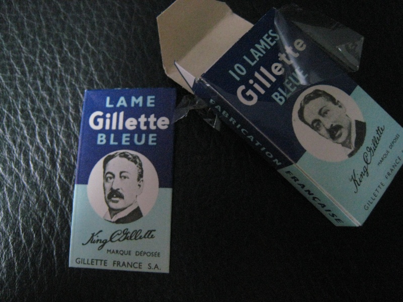 Gillette Blue Blades vintage (acier carbone) Img_2136