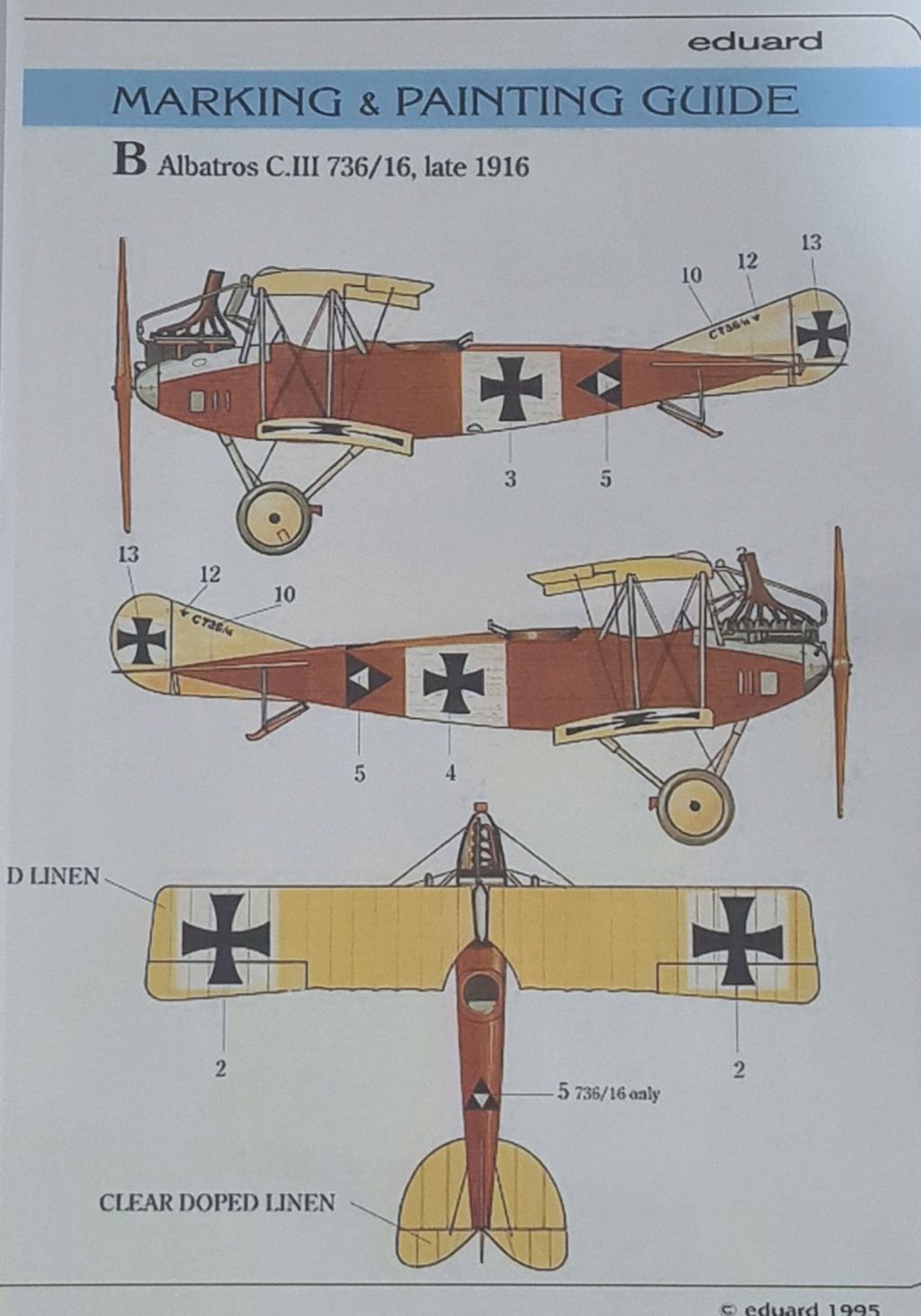 [Eduard] 1/48 - Albatros C.III    (CIII) 20230967