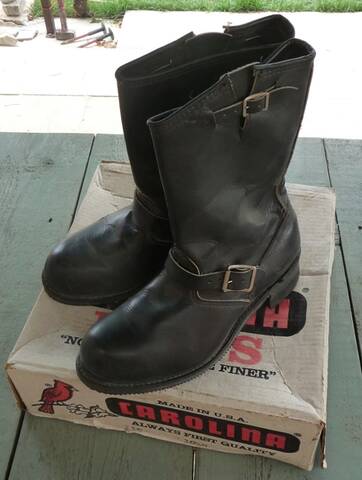 Vends bottes CAROLINA 115, noires coquées taille 10 quasi neuves