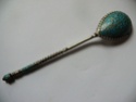 russian silver enamel spoon P1180614