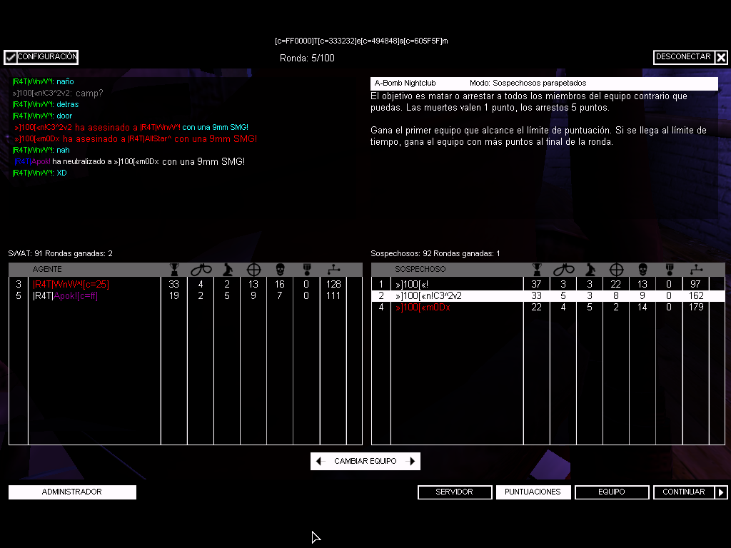 |R4T| vs »]100[« Swat4-31