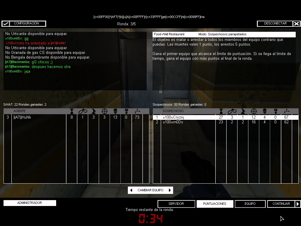 »]100[« vs ||AT||   Swat4305