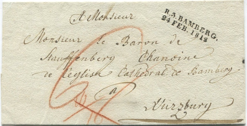 Großherzogtum Würzburg (bis 31.1.1806 zu Bayern / 1.2.1806 bis 25.5.1814 zu Österreich / ab 26.6.1814 zu Bayern) Bamber10