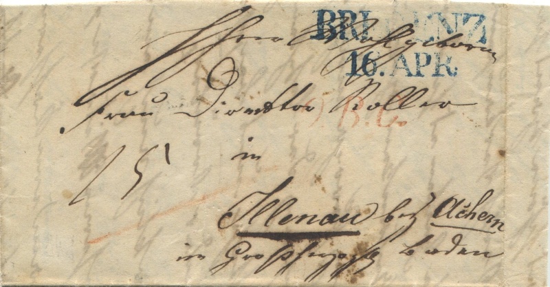 Der Postvertrag Österreich - Bayern von 1842 Bregen12