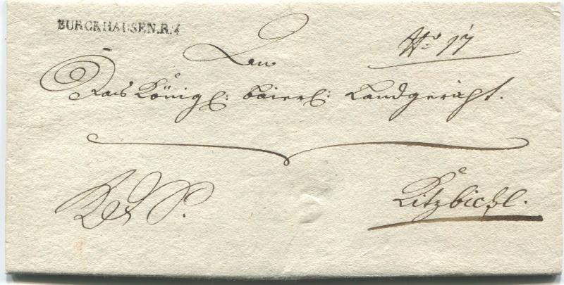 tirol - Briefe von - und nach Tirol aus der bayrischen Zeit (Februar 1806 bis 31.8.1810, bzw. bis 23.6.1814) Burgha10