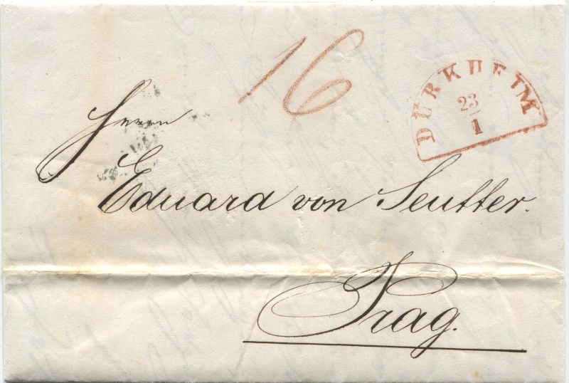 Der Postvertrag Österreich - Bayern von 1842 Darkhe10