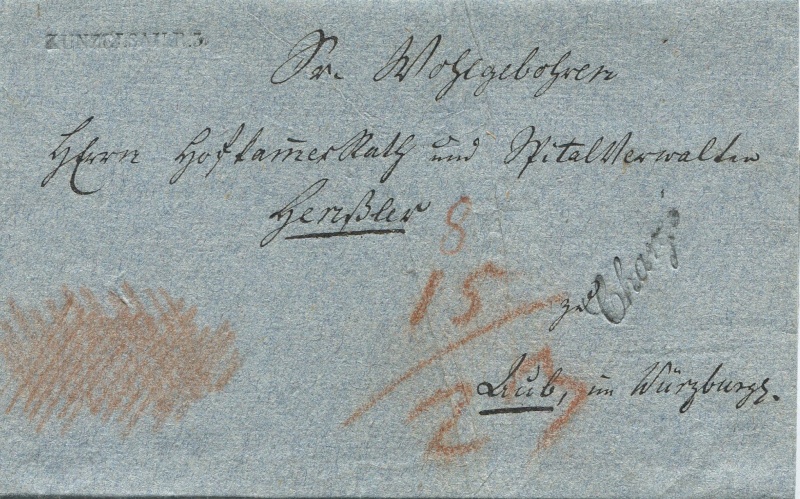 Großherzogtum Würzburg (bis 31.1.1806 zu Bayern / 1.2.1806 bis 25.5.1814 zu Österreich / ab 26.6.1814 zu Bayern) Kanzel10