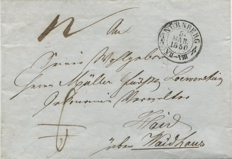 bayern - Der Postvertrag Österreich - Bayern von 1842 - Seite 2 Nbg_ha10