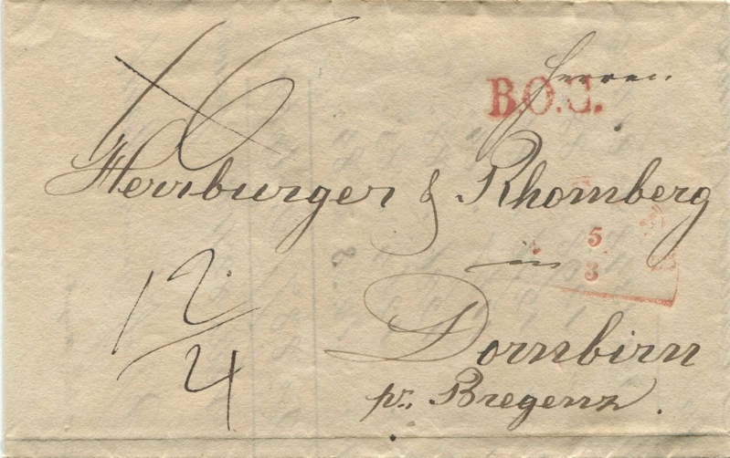 bayern - Der Postvertrag Österreich - Bayern von 1842 Speyer10