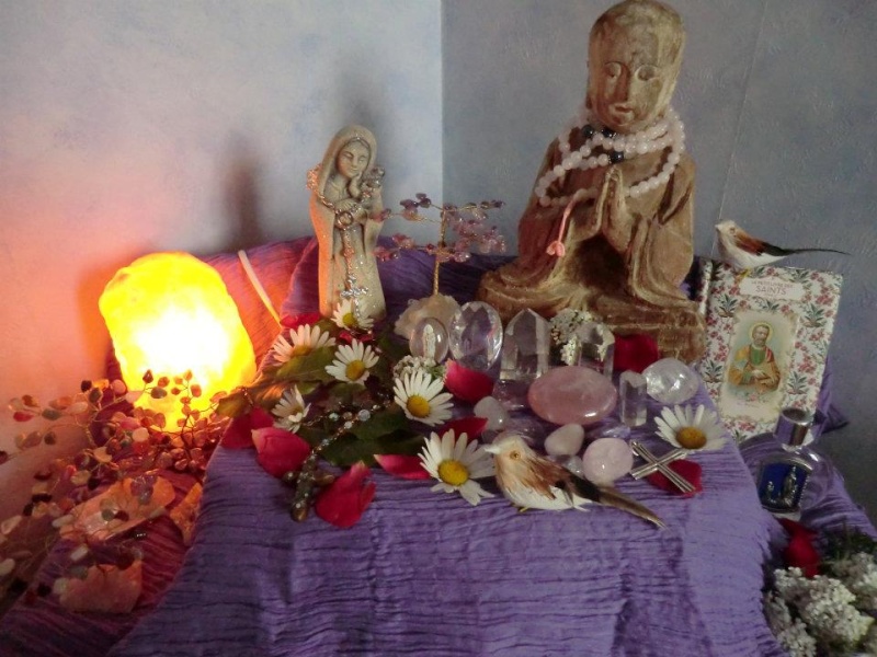 mon autel Samhain (toussaint) Autel10